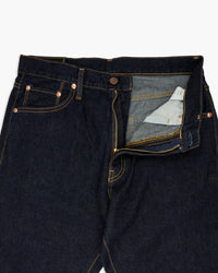 Big John M102SL Vintage 60's Classic Straight Selvedge Mens Jeans - Indigo Long Wash | Big John Jeans | JEANSTORE
