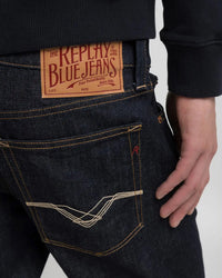 Replay Royal Eagle Neaal Slim Fit Mens Jeans - Dark Blue | Replay Jeans | JEANSTORE