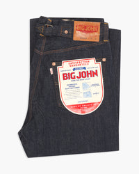 Big John M103J Buckaroo Relaxed Fit Selvedge Mens Jeans - Indigo One Wash | Big John Jeans | JEANSTORE