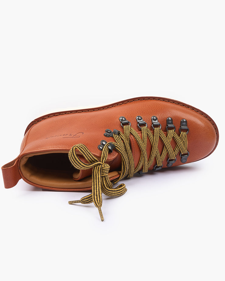 Fracap M120 Magnifico Leather Boots - Arancio / White Ripple Sole | Fracap Boots | JEANSTORE