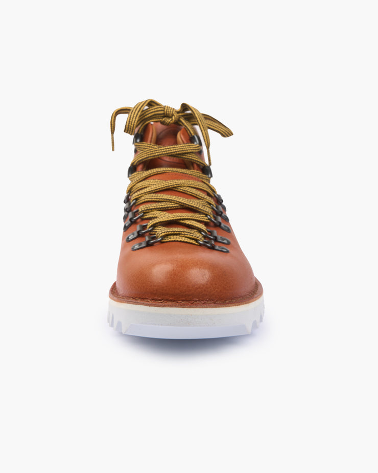 Fracap M120 Magnifico Leather Boots - Arancio / White Ripple Sole | Fracap Boots | JEANSTORE