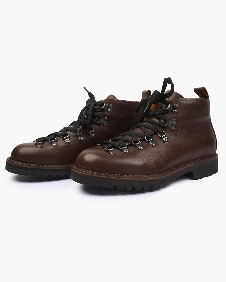 Fracap M120 Magnifico Leather Boots - Testa Di Moro / Black Roccia Sole | Fracap Boots | JEANSTORE