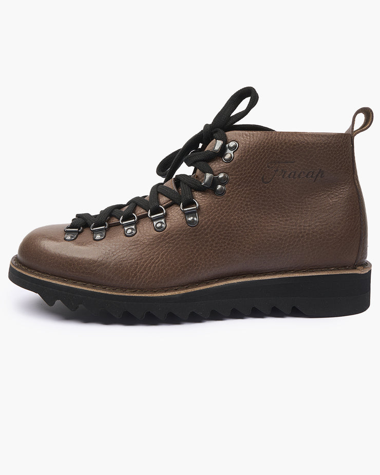 Fracap M120 Magnifico Leather Boots - Smog / Black Ripple Sole | Fracap Boots | JEANSTORE