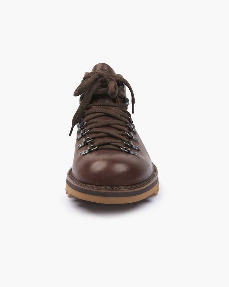 Fracap M120 Magnifico Leather Boots - Testa Di Moro / Ambra Ripple Sole | Fracap Boots | JEANSTORE