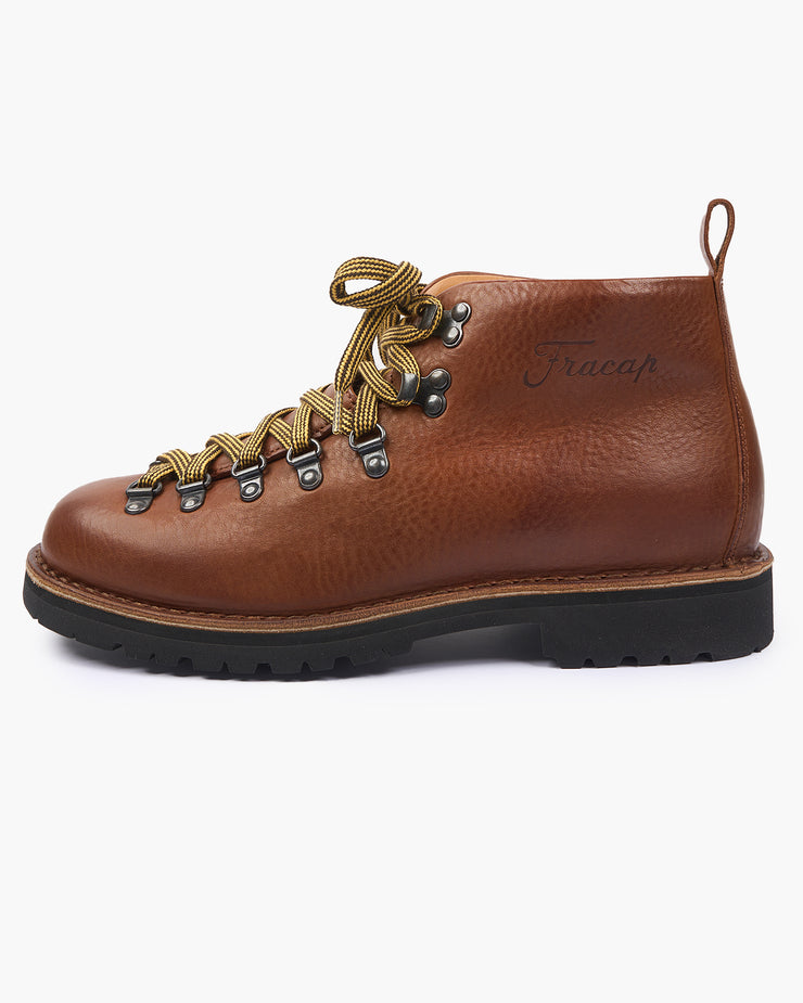 Fracap M120 Magnifico Leather Boots - Brandy / Black Roccia Sole | Fracap Boots | JEANSTORE