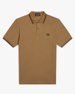 Fred Perry M12 Made In England Twin Tipped Polo Shirt - Black