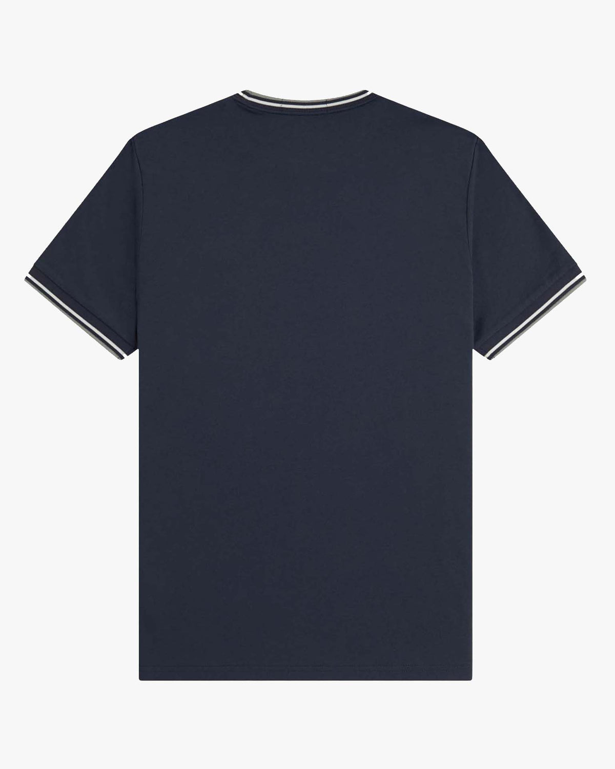Fred Perry Twin Tipped T Shirt - Dark Airforce / Ecru / Seagrass