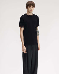Fred Perry Twin Tipped T Shirt - Navy / Brandy / Rich Brown