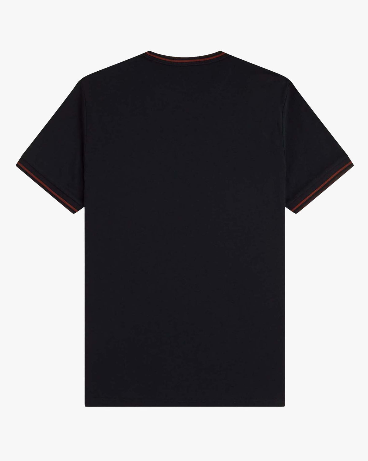 Fred Perry Twin Tipped T Shirt - Navy / Brandy / Rich Brown