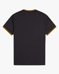 Fred Perry Twin Tipped T Shirt - Anchor Grey / Golden