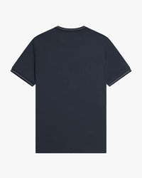 Fred Perry Twin Tipped T Shirt - Dark Airforce / Stockport Blue / Black