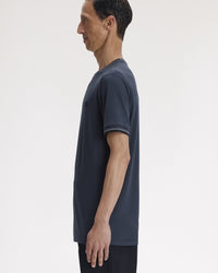 Fred Perry Twin Tipped T Shirt - Dark Airforce / Stockport Blue / Black