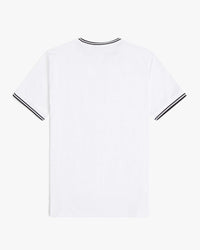 Fred Perry Twin Tipped T Shirt - White