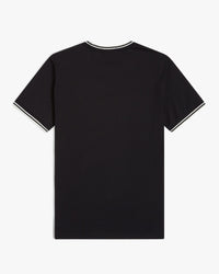 Fred Perry Twin Tipped T Shirt - Black