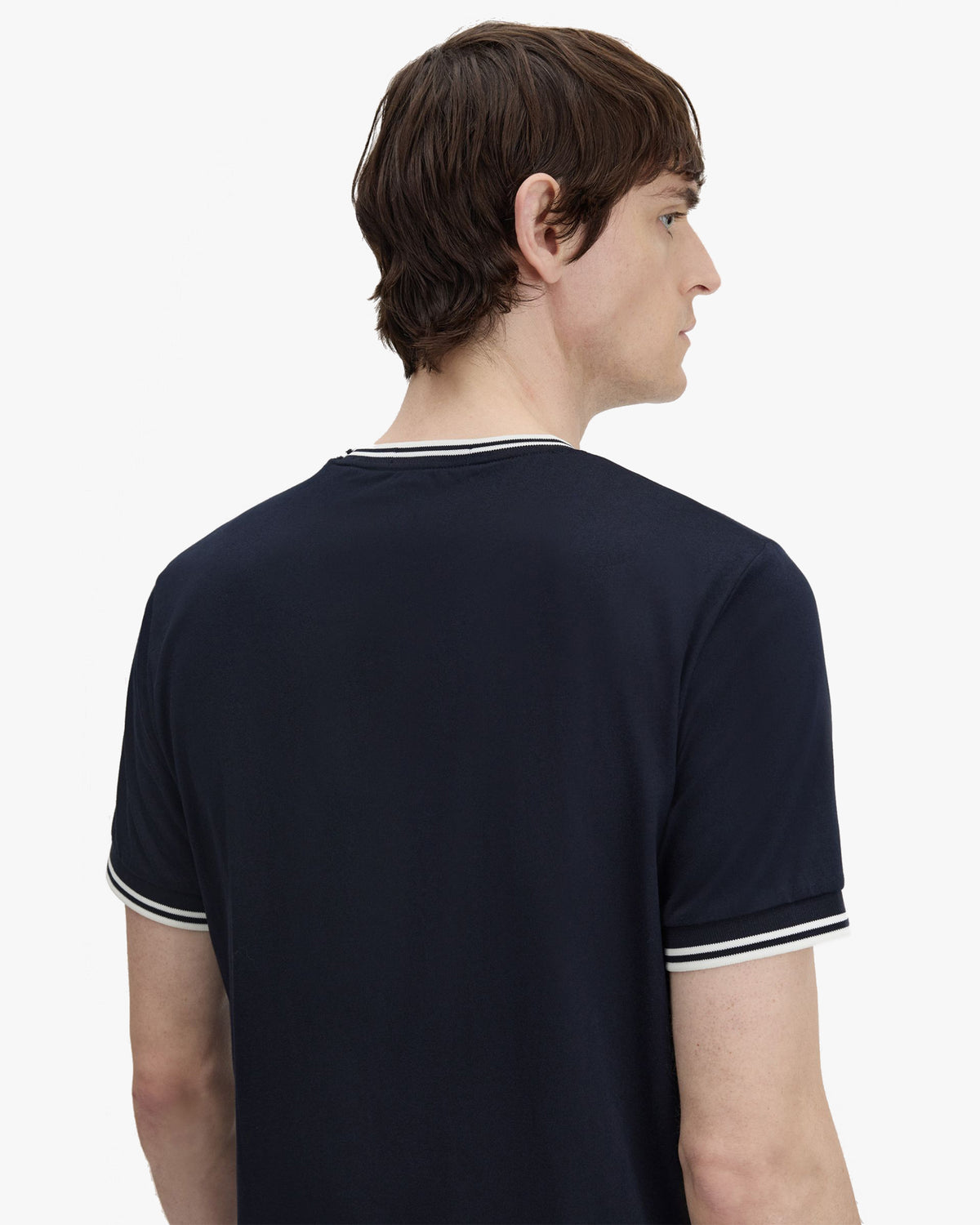 Fred Perry Twin Tipped T Shirt - Navy | Fred Perry T Shirts | Jeanstore