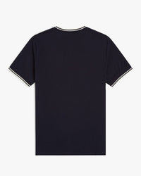 Fred Perry Twin Tipped T Shirt - Navy | Fred Perry T Shirts | Jeanstore