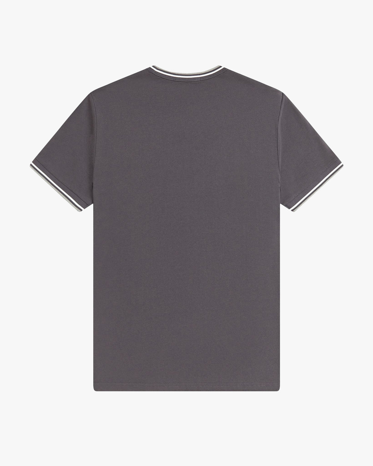 Fred Perry Twin Tipped T Shirt - Anchor Grey / Ecru / Seagrass