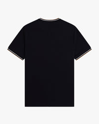 Fred Perry Twin Tipped T Shirt - Black | Fred Perry T Shirts | JEANSTORE