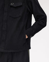 Fred Perry Corduroy Overshirt - Black