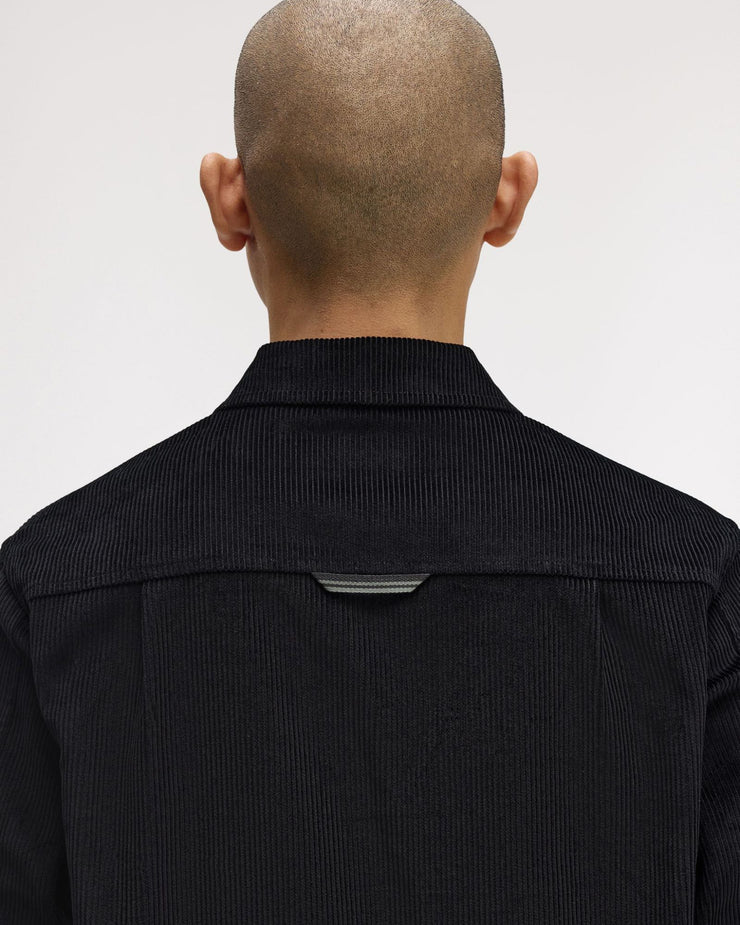 Fred Perry Corduroy Overshirt - Black