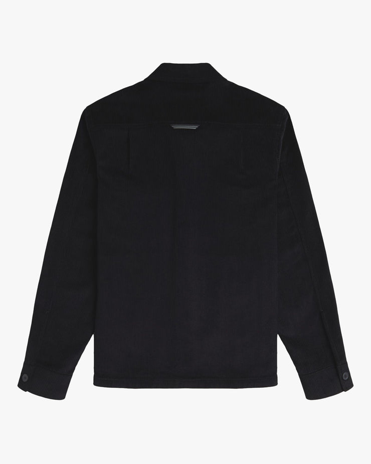 Fred Perry Corduroy Overshirt - Black