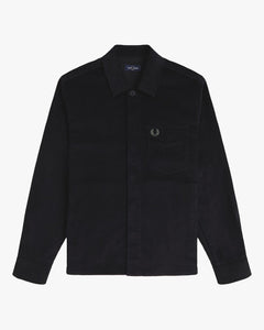 Fred Perry Corduroy Overshirt - Black