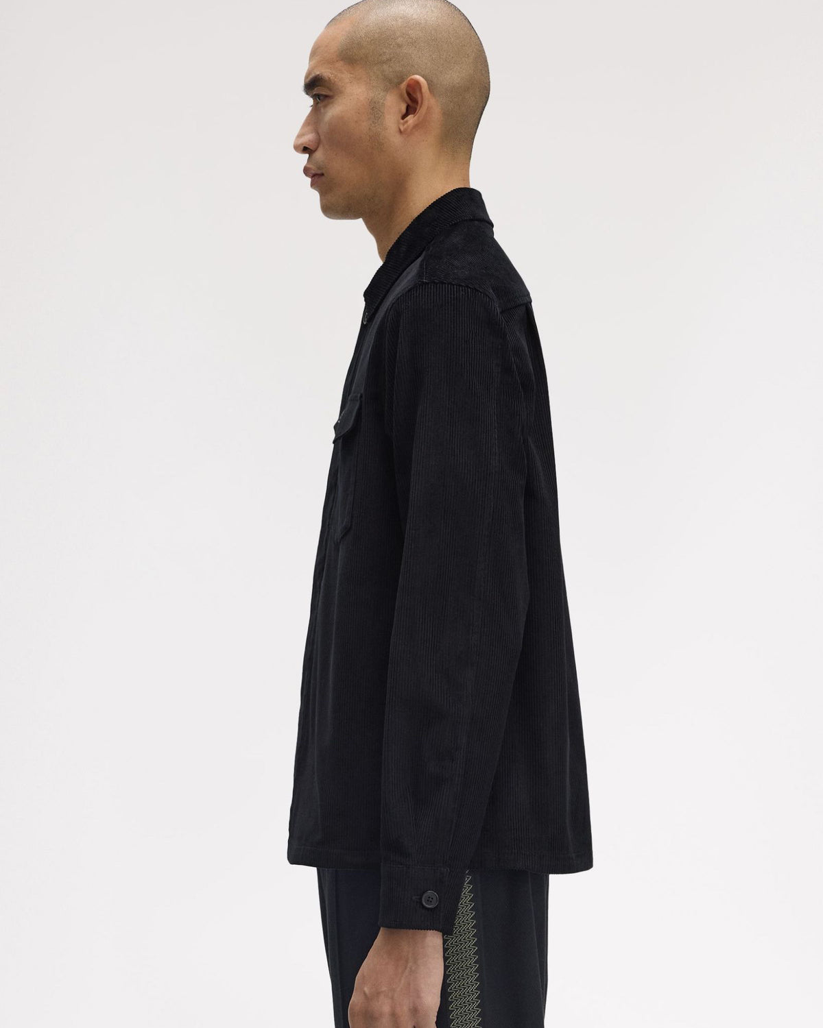 Fred Perry Corduroy Overshirt - Black