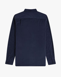 Fred Perry Needle Cord Shirt - Dark Airforce | Fred Perry Shirts | JEANSTORE