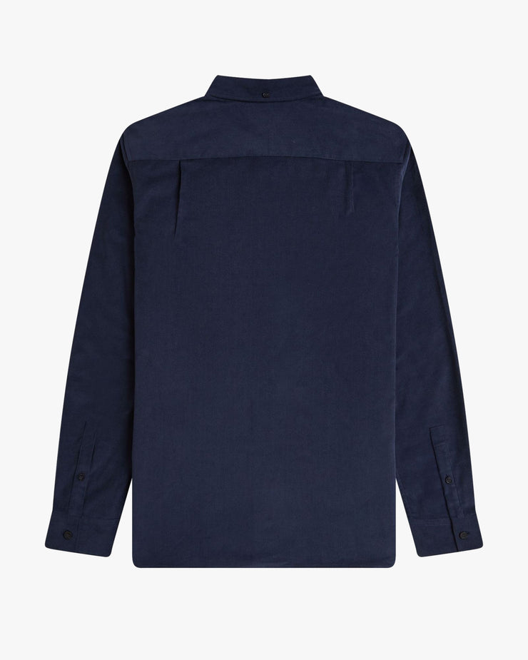 Fred Perry Needle Cord Shirt - Dark Airforce | Fred Perry Shirts | JEANSTORE