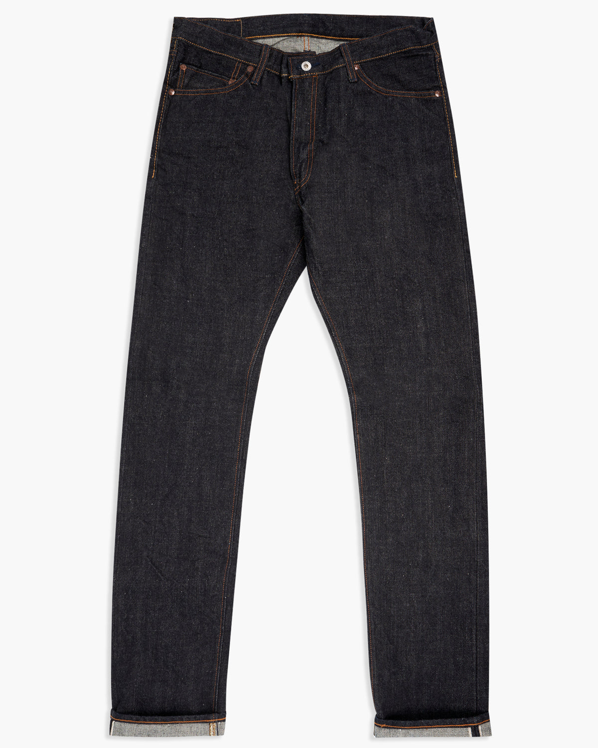 Big John M1801 17oz Heavy Gauge Slim Fit Selvedge Mens Jeans - Indigo One Wash | Big John Jeans | JEANSTORE