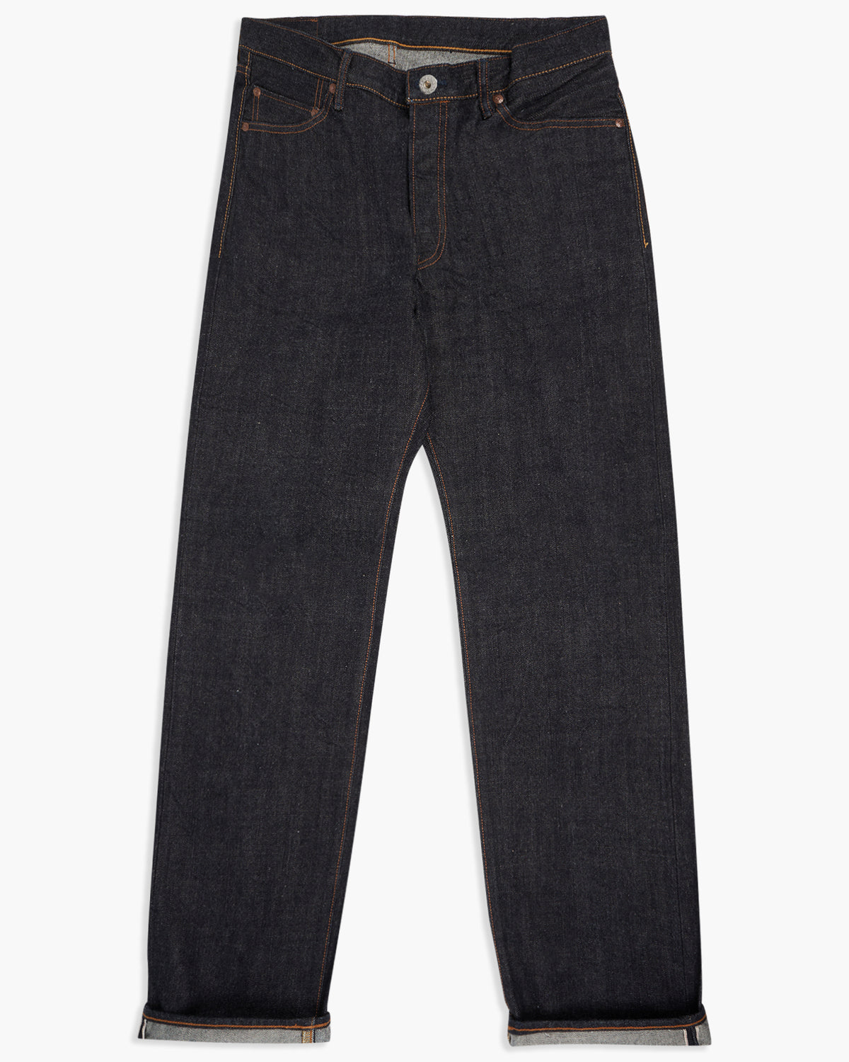 Big John M1803 17oz Heavy Gauge Straight Fit Selvedge Mens Jeans - Indigo One Wash | Big John Jeans | JEANSTORE