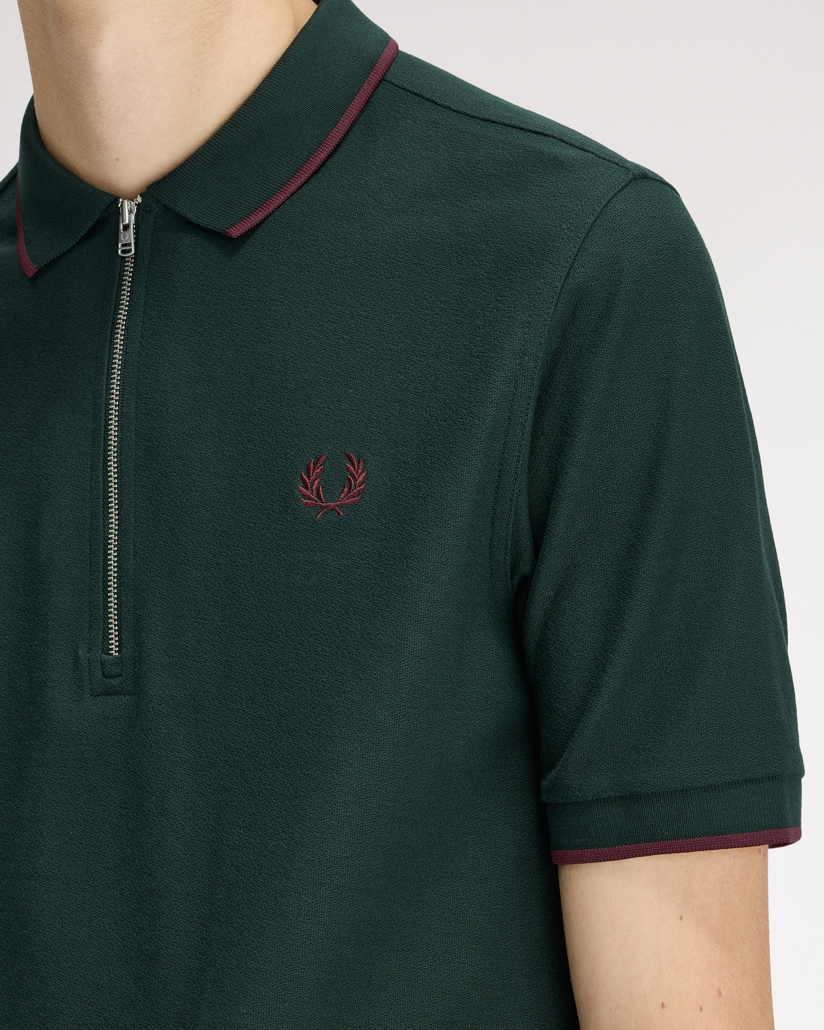 Fred Perry Crepe Pique Polo Shirt - Grassroots