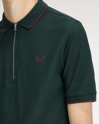 Fred Perry Crepe Pique Polo Shirt - Grassroots