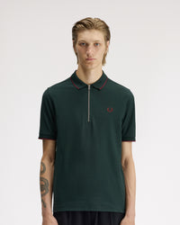 Fred Perry Crepe Pique Polo Shirt - Grassroots