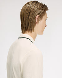 Fred Perry Crepe Pique Polo Shirt - Ecru