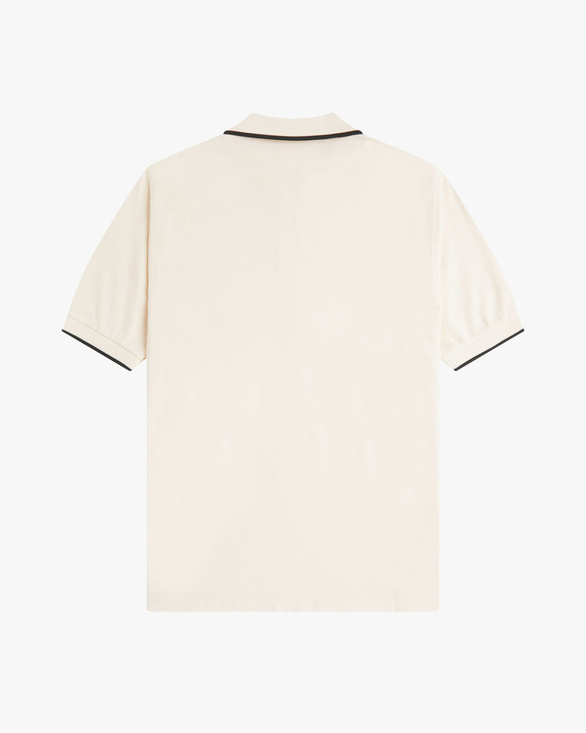 Fred Perry Crepe Pique Polo Shirt - Ecru
