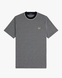 Fred Perry Chequerboard T-Shirt - Black