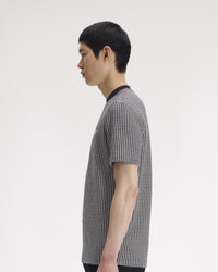 Fred Perry Chequerboard T-Shirt - Black