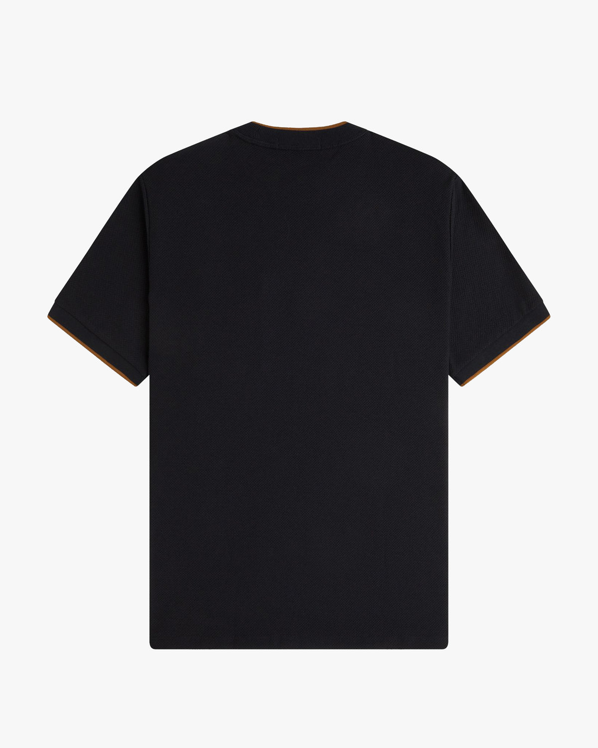 Fred Perry Pocket Detail Pique T-Shirt - Black