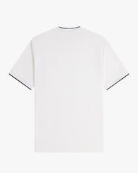 Fred Perry Pocket Detail Pique T-Shirt - Snow White