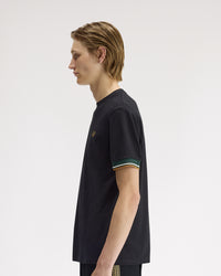 Fred Perry Twin Tipped Cuff T-Shirt - Black