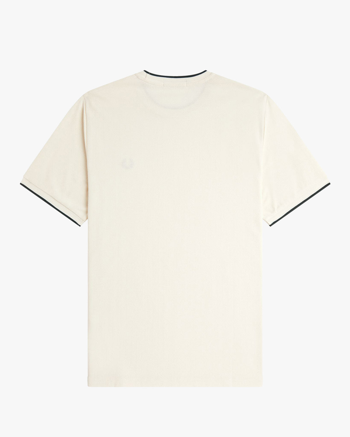 Fred Perry Trim Detail Crepe Pique T-Shirt - Ecru | Fred Perry T Shirts | JEANSTORE