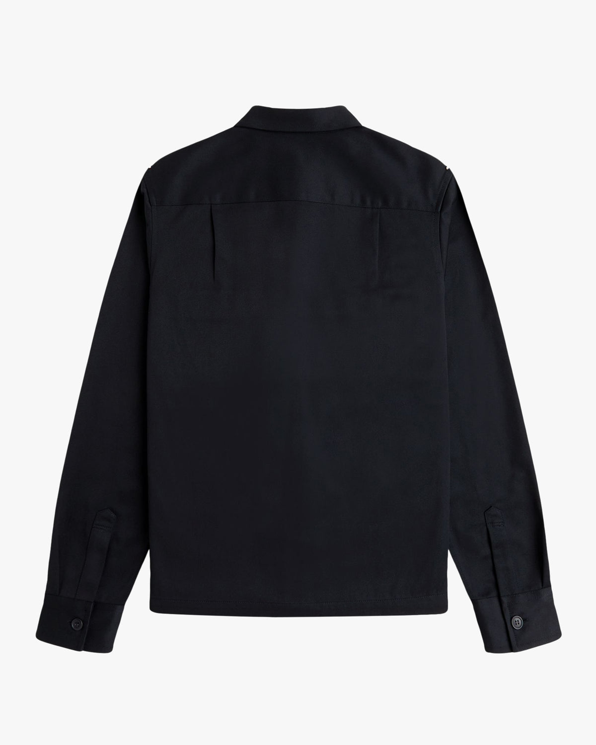 Fred Perry Twill Overshirt - Black