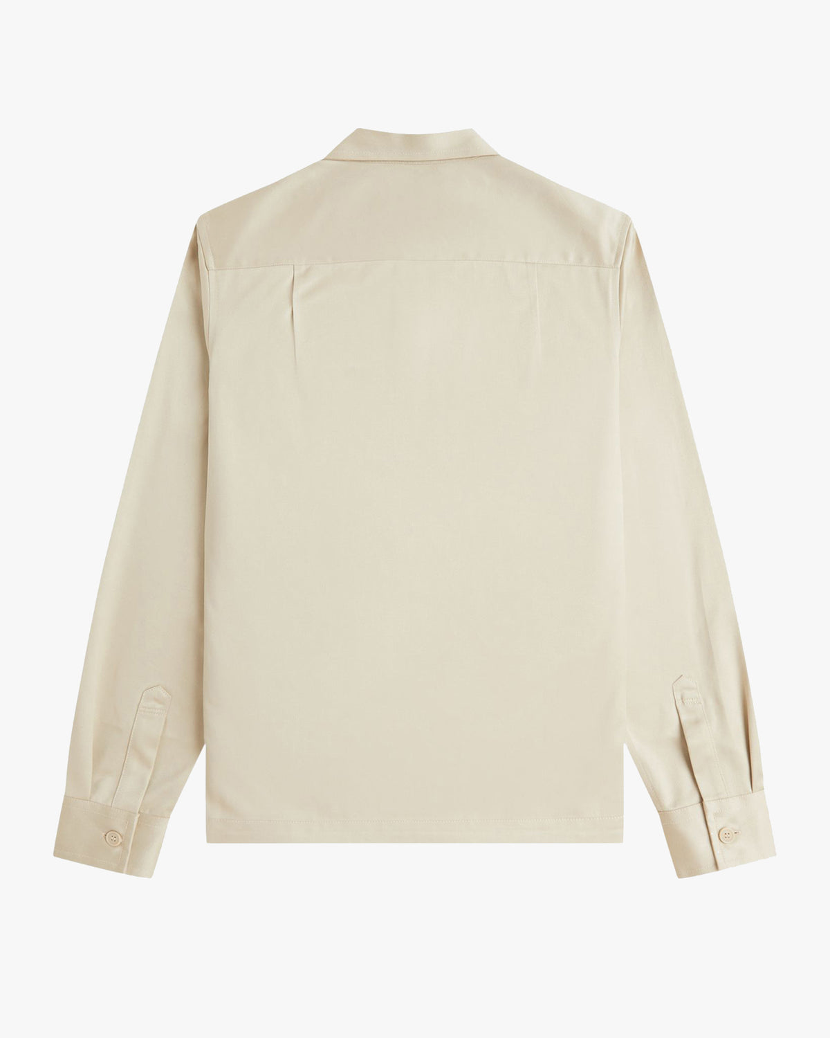 Fred Perry Twill Overshirt - Oatmeal