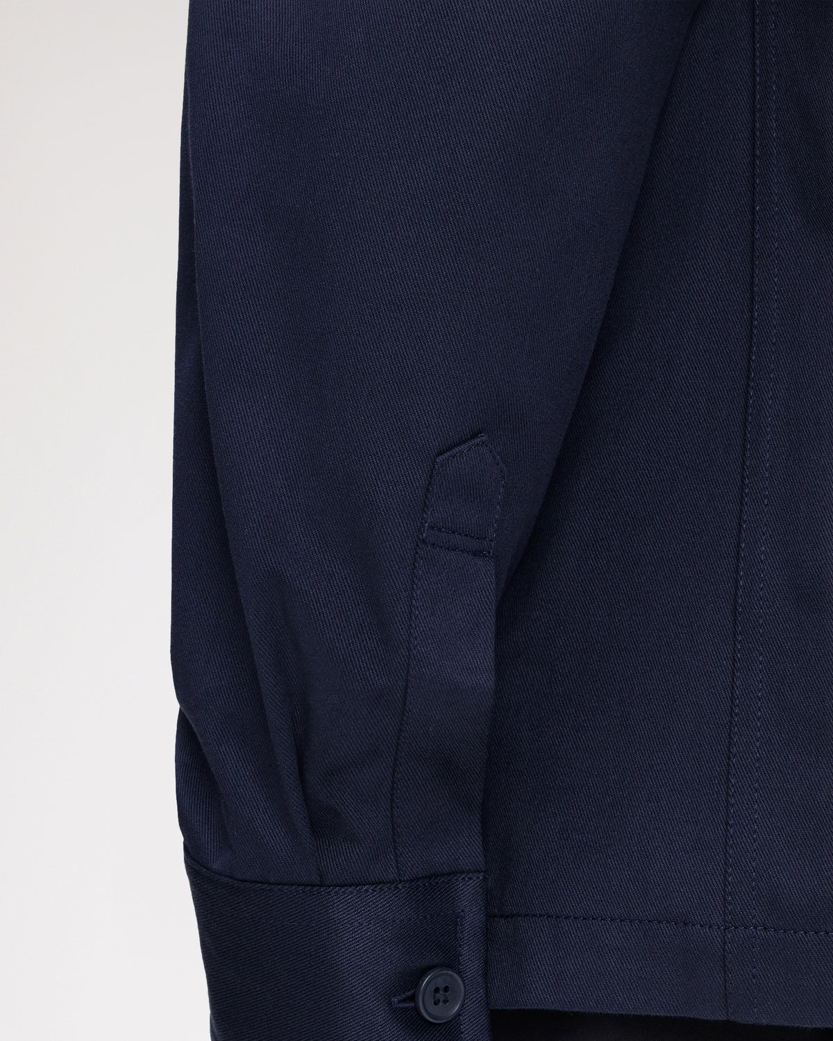 Fred Perry Twill Overshirt - Dark Airforce