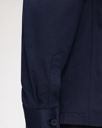 Fred Perry Twill Overshirt - Dark Airforce