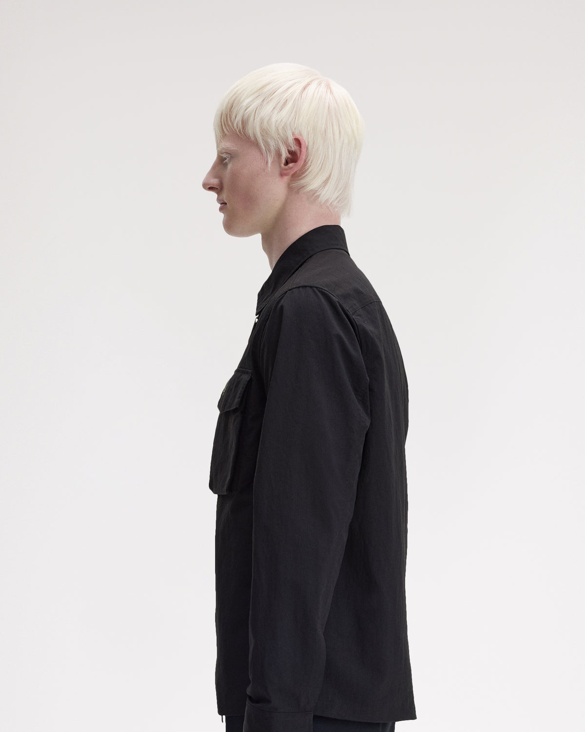 Fred Perry Ripstop Pocket Overshirt - Black | Fred Perry Shirts | JEANSTORE