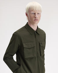 Fred Perry Ripstop Pocket Overshirt - Hunting Green | Fred Perry Shirts | JEANSTORE