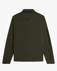 Fred Perry Ripstop Pocket Overshirt - Hunting Green | Fred Perry Shirts | JEANSTORE