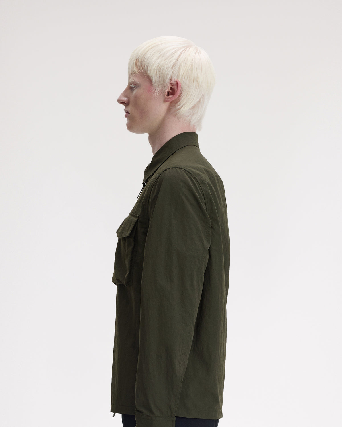 Fred Perry Ripstop Pocket Overshirt - Hunting Green | Fred Perry Shirts | JEANSTORE